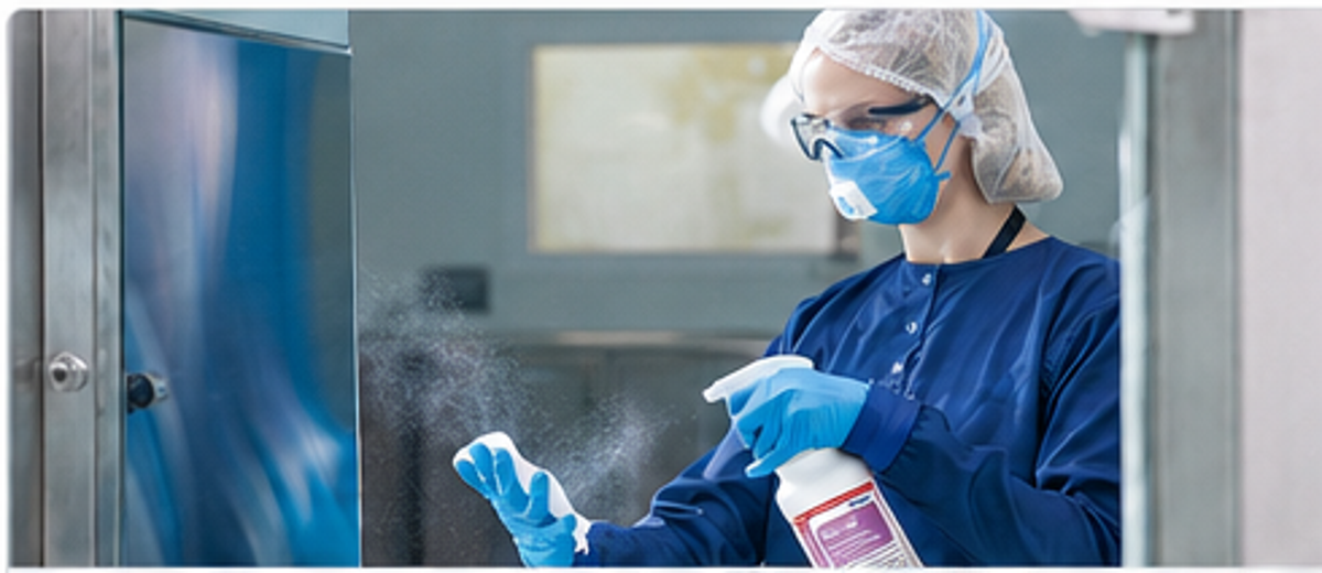 Cleanroom disinfection